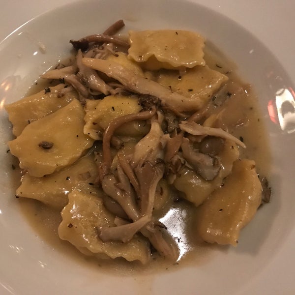 Loved the Sweet Potato Gnocchi for appetizer-crunchy on the outside and chewy on the inside. The Mushroom Agnolotti was also rich and delicious!