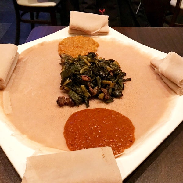 Loving my dinner at Zoma in Harlem! Delicious Ethiopian food! #harlem #Ethiopianfood #eater #sofrito #foodie #foodiechsys #instafood