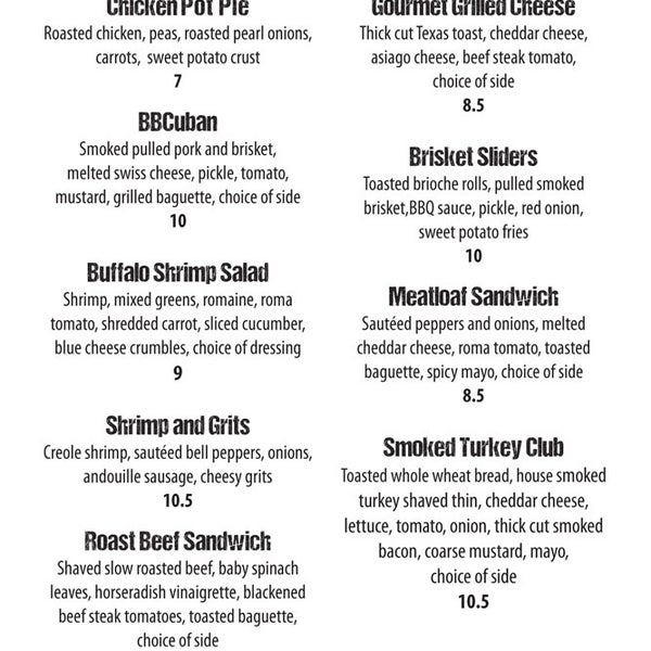 Did you know: Your sixth lunch at Bourbon Brothers is on US?!  Take advantage of our new Lunch specials menu, along with our Lunch Punch card, today!