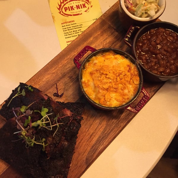 The ribs and the mac and cheese are out of this world!
