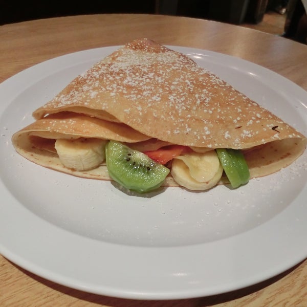 Photo taken at Crepes A-Go-Go by Haley C. on 12/7/2014
