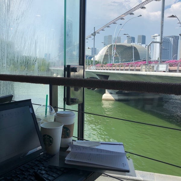 Good view and coffee for a work meet