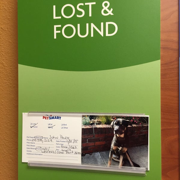 Petsmart lost and deals found
