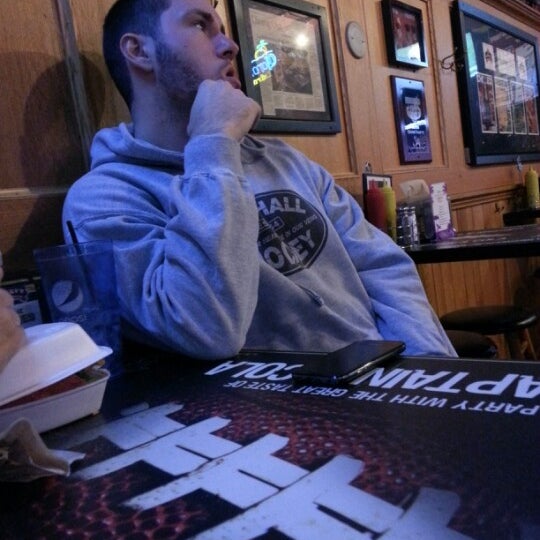 Photo taken at Lucky&#39;s Bar &amp; Grille by Patrick J. on 1/4/2013