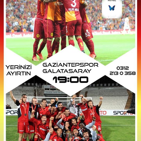 Gaziantepspor - Galatasaray 19:00 Revel Lezzeti ile
