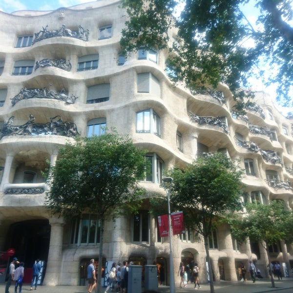 Photo taken at La Pedrera (Casa Milà) by Alex G. on 6/26/2018