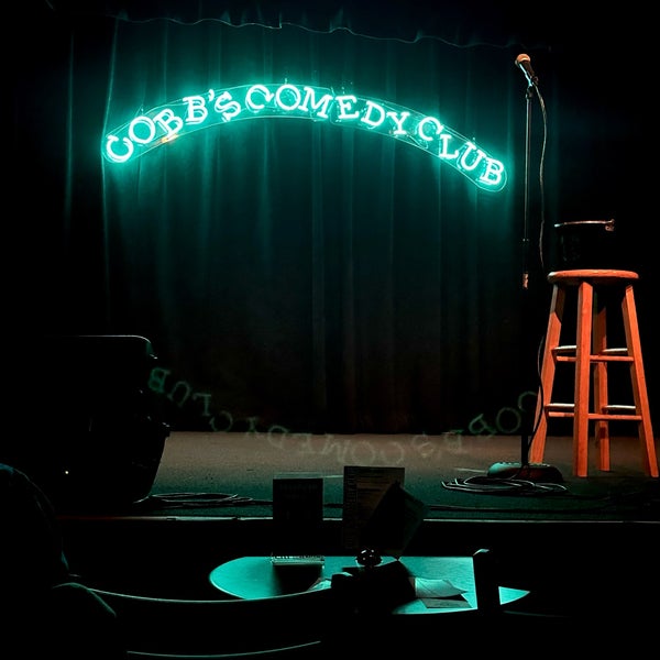 Снимок сделан в Cobb&#39;s Comedy Club пользователем Jennifer M. 1/21/2023