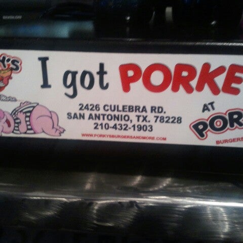 Photo taken at Porky&#39;s Burgers &amp; More by Sarah R. on 1/3/2013