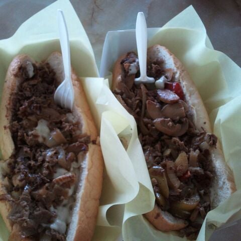 Photo taken at POP&#39;S Philly Steaks by liby l. on 6/3/2012