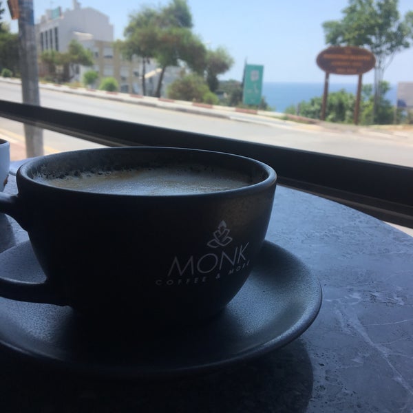 Photo taken at Monk Coffee &amp; More by Gift H. on 6/11/2018