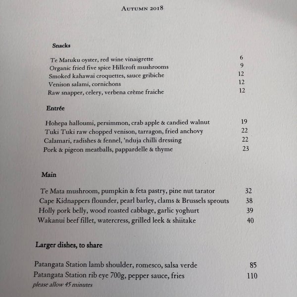 Craggy Range Terroir Restaurant Waimarama Rd