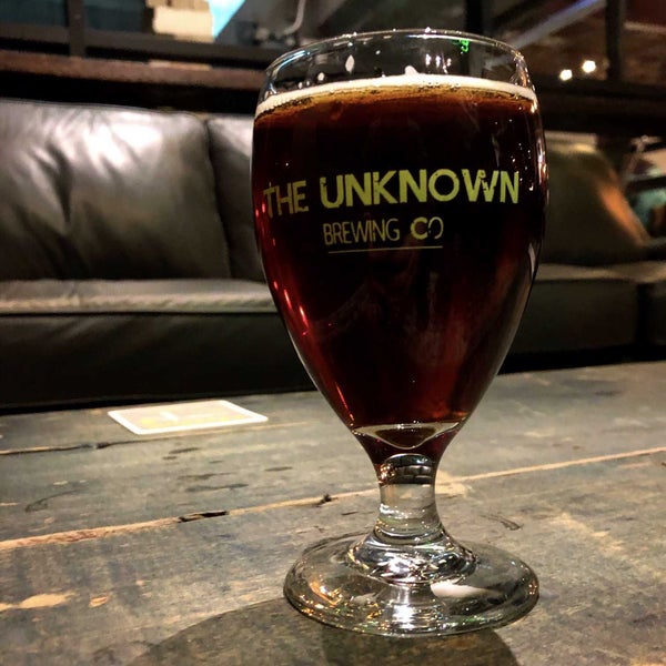 Photo taken at Unknown Brewing Co. by Kurt G. on 1/17/2019