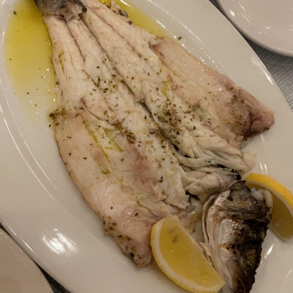 Mediterranean Sea Bass was super yummy 💯