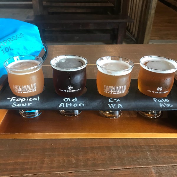 Photo taken at Armadillo Ale Works by Tom H. on 9/21/2018