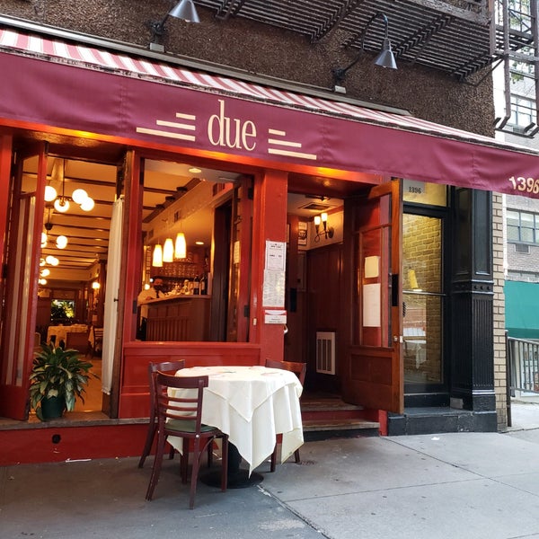 Due Italian Restaurant in Upper East Side