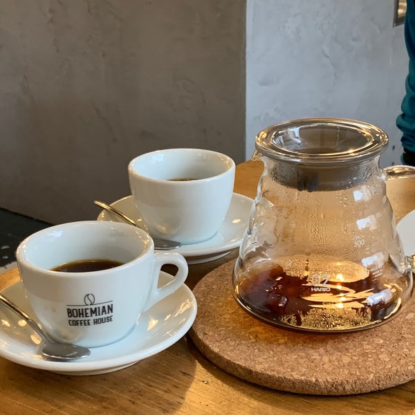 10/4/2019 tarihinde Jiri D.ziyaretçi tarafından Bohemian Coffee House'de çekilen fotoğraf