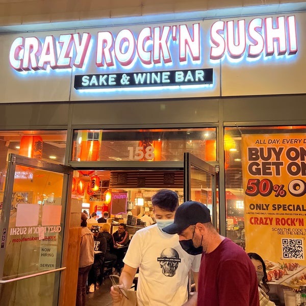 Photo taken at Crazy Rock&#39;N Sushi by Danny T. on 2/15/2022