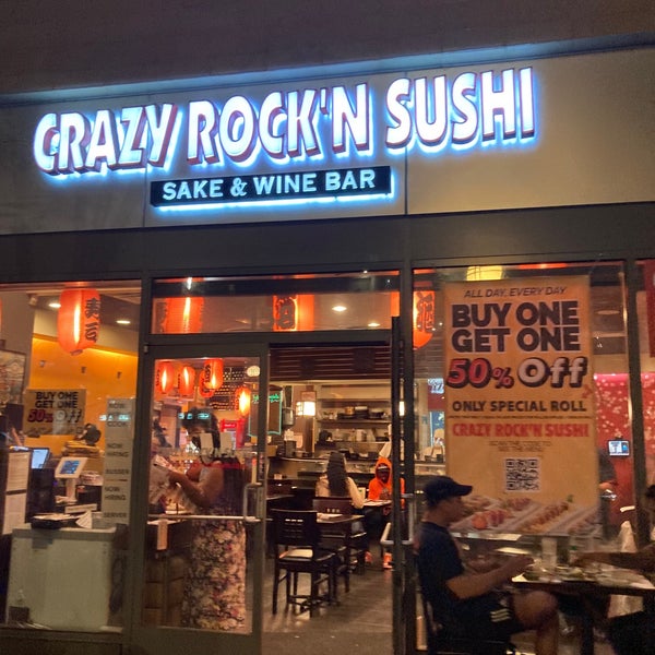 Photo taken at Crazy Rock&#39;N Sushi by Danny T. on 8/30/2021