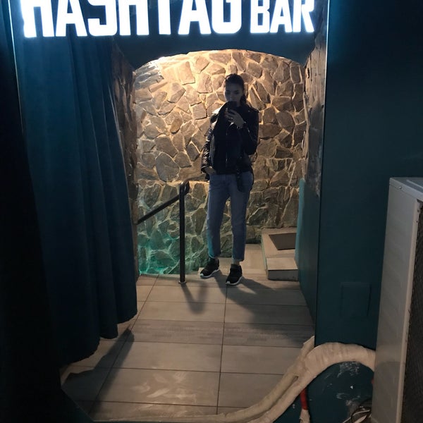 Photo taken at HASHTAG LOUNGE &amp; BAR by Аня Н. on 9/30/2017
