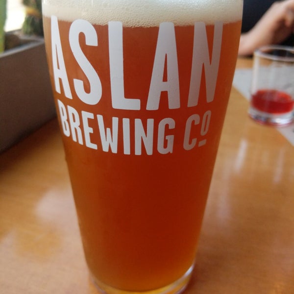 Photo taken at Aslan Brewing Company by Bill F. on 7/9/2021