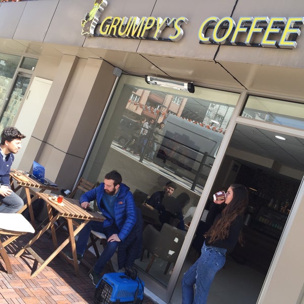 Photo taken at Grumpy&#39;s Coffee by Erhan S. on 4/3/2016