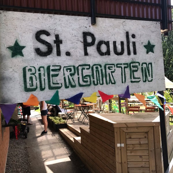 Photo taken at St. Pauli Biergarten by Michael B. on 6/29/2019