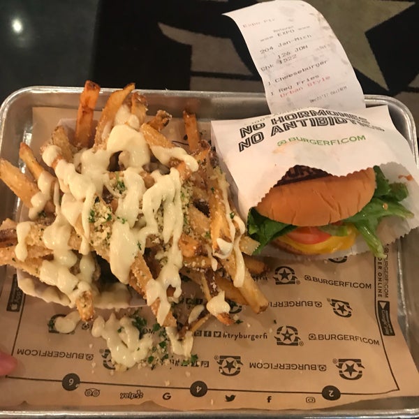 If you are between Five Guys, and miscellaneous chain burger places, slap yourself and head to BurgerFri.   Urban topping on fries will tell you why.