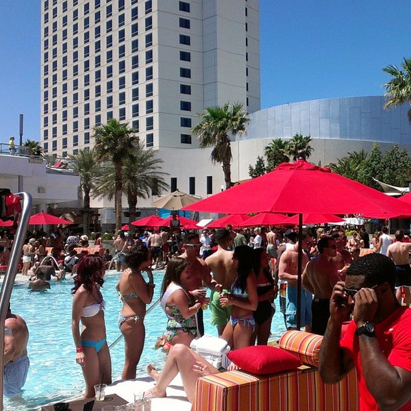 Photo taken at Palms Pool &amp; Dayclub by Richard P. on 5/3/2013