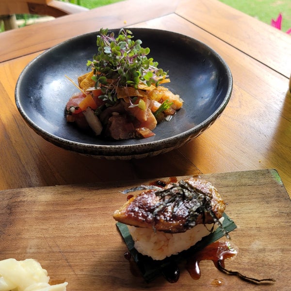 Снимок сделан в The Sayan House - Japanese x Latin Fusion Restaurant in Ubud пользователем Fifi K. 9/5/2022
