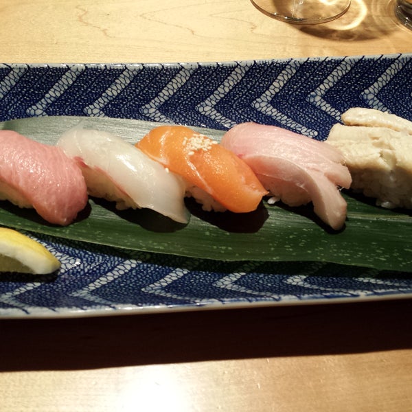 Great Omakase. Mosty hot dishes and small plates. Some sushi at the end. Chef Eiji is the Best!