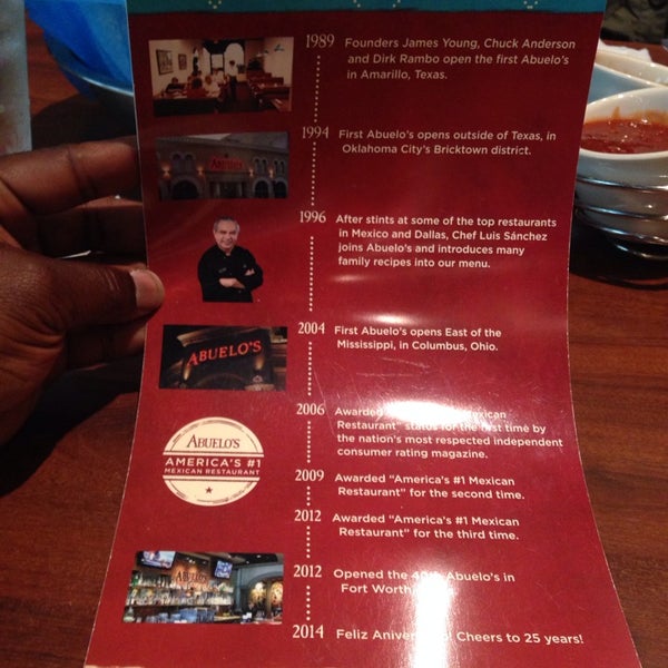 Das Foto wurde bei Abuelo&#39;s Mexican Restaurant von Dink C. am 7/23/2014 aufgenommen