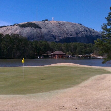 Photo taken at Stone Mountain Golf Club by Dink C. on 3/4/2013