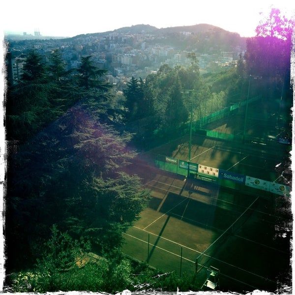 Photo taken at Vall Parc Tennis by Joel G. on 2/13/2013