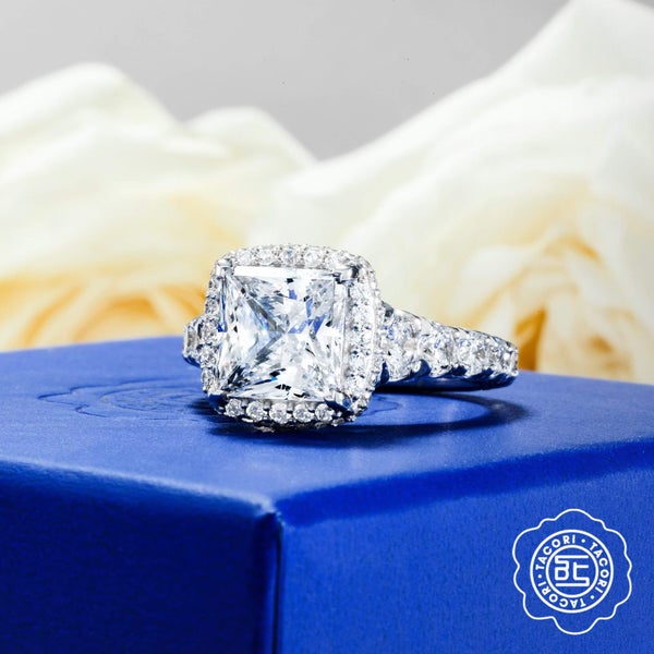 A great selection of different styles of engagement rings and wedding bands!