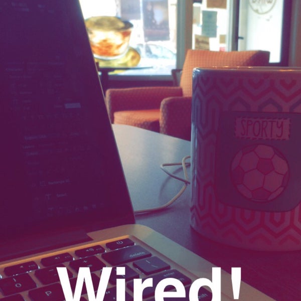 Photo taken at Wired Cafe by Chelsea P. on 3/5/2015