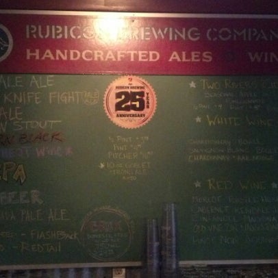 Photo taken at Rubicon Brewing Co. by Charles M. on 11/3/2012