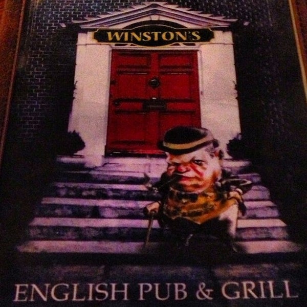 4/9/2013 tarihinde Audunn J.ziyaretçi tarafından Winston&#39;s English Pub &amp; Grill'de çekilen fotoğraf