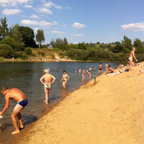 Пляж на днепре