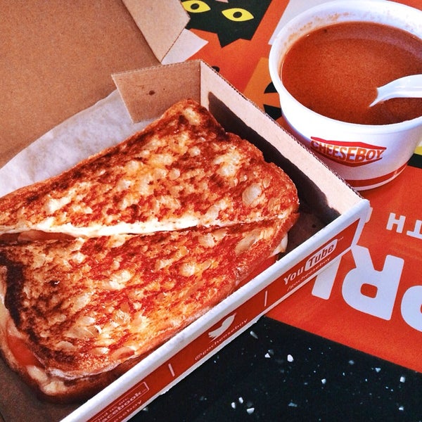 You can never go wrong with grilled cheese & tomato soup