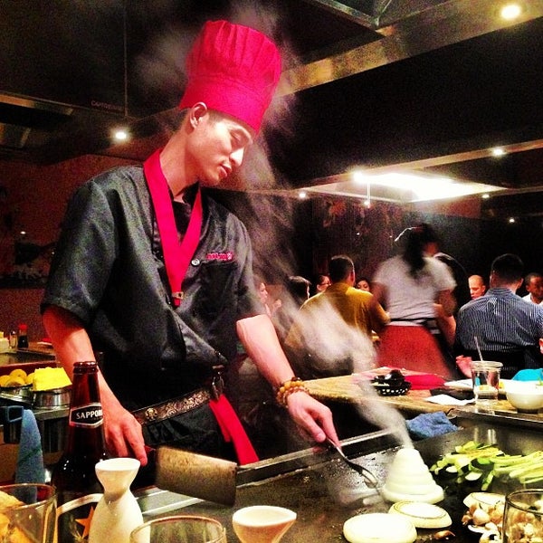 Photo taken at Ohjah Japanese Steakhouse Sushi &amp; Hibachi by Cody B. on 5/25/2013