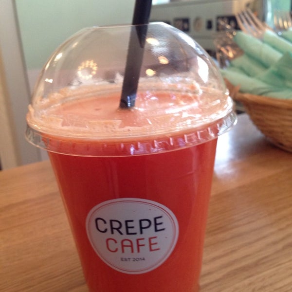 Photo taken at CREPE CAFE by Anny G. on 6/22/2014