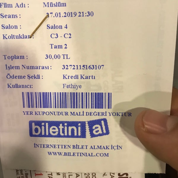 Photo prise au Cineworld Sinemaları par Sinan le1/27/2019
