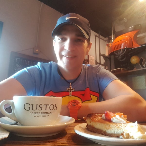 Photo taken at Gustos Coffee Co. by Michel R. on 9/14/2017