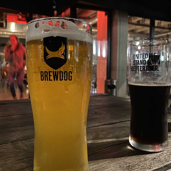 Photo taken at BrewDog Brussels by Pete A. on 10/31/2022