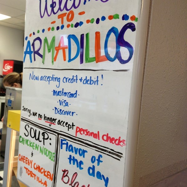 Photo taken at Armadillos Ice Cream Shoppe by sp u. on 4/21/2013
