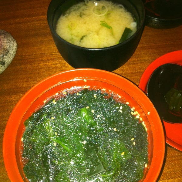 Wakame-Soup as starter is delicious