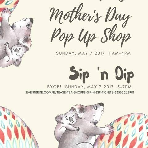 Join us this Sunday for our first Pop Up of the month! Raffle prizes and free samples will be given out!