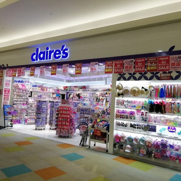 クレアーズ イオンレイクタウン店 閉業 Koshigayaのアクセサリー店 クレアーズ イオンレイクタウン店 閉業 Koshigayaのアクセサリー店