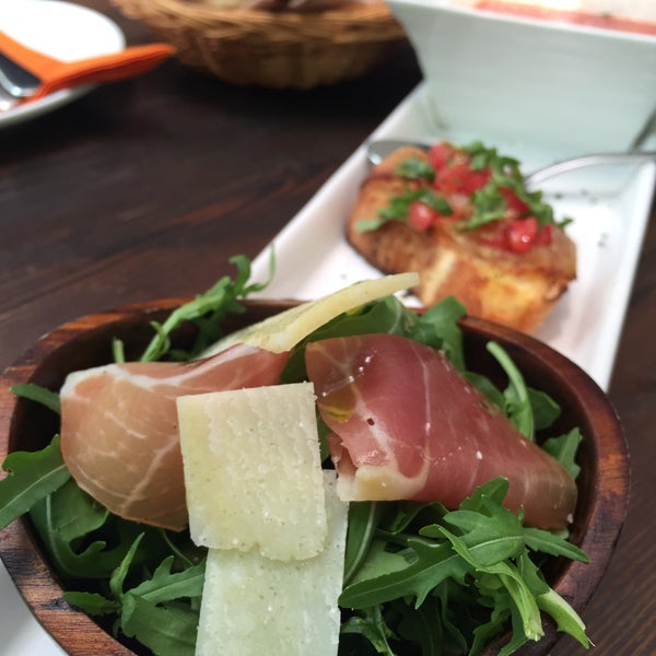 Photo taken at Palatino Roman Cuisine by Chieko on 5/14/2015