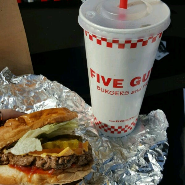 Photo taken at Five Guys by Melissa C. on 3/25/2017